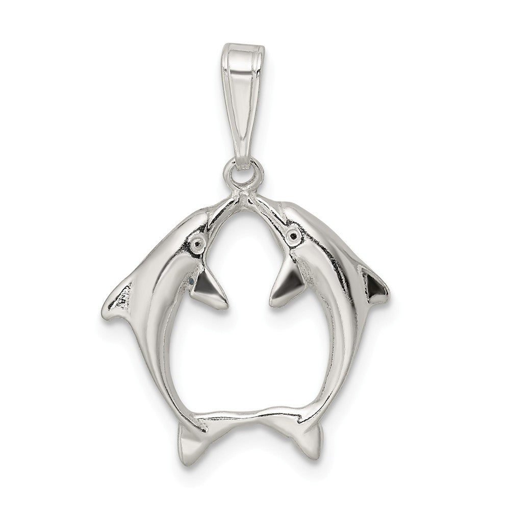 Million Charms 925 Sterling Silver Dolphin Pendant