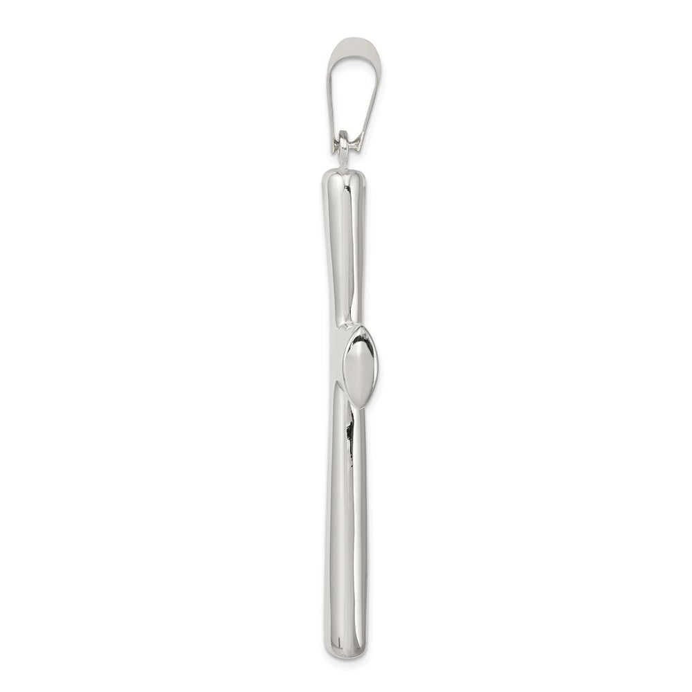 Million Charms 925 Sterling Silver Hollow Relgious Cross Pendant