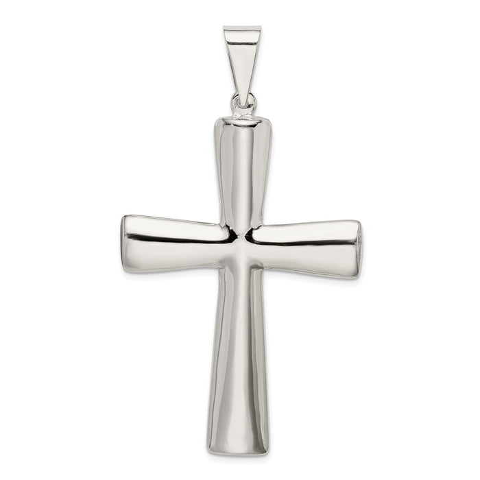 Million Charms 925 Sterling Silver Hollow Relgious Cross Pendant