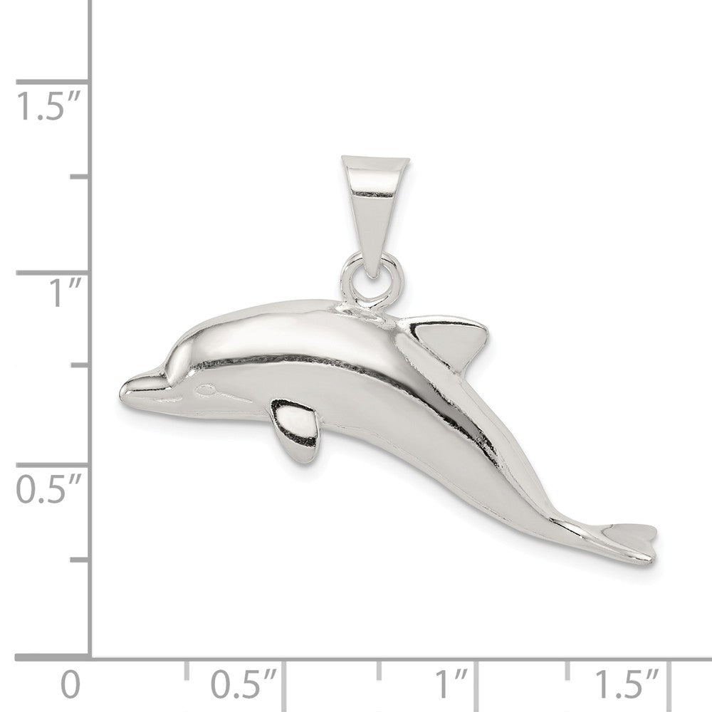 Million Charms 925 Sterling Silver Dolphin Pendant