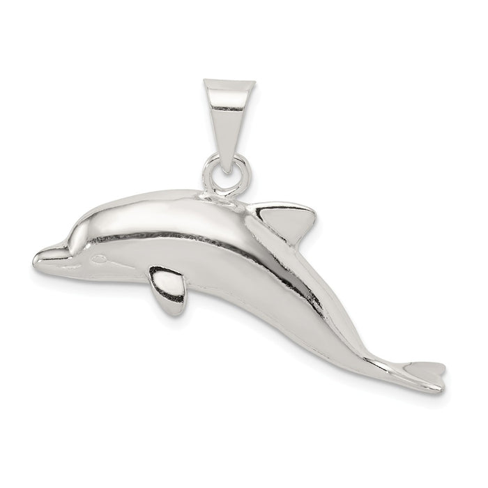 Million Charms 925 Sterling Silver Dolphin Pendant