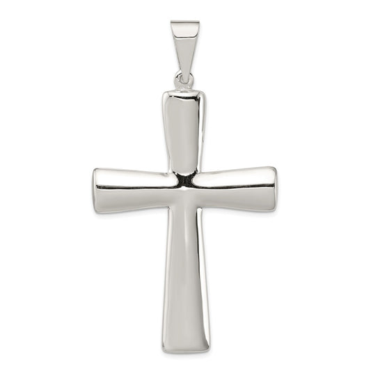 Million Charms 925 Sterling Silver Hollow Relgious Cross Pendant