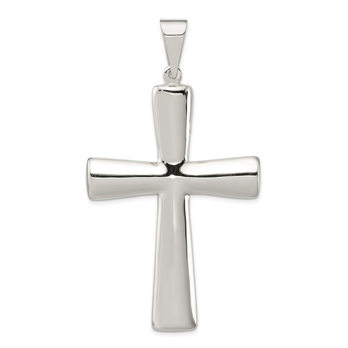 Million Charms 925 Sterling Silver Hollow Relgious Cross Pendant