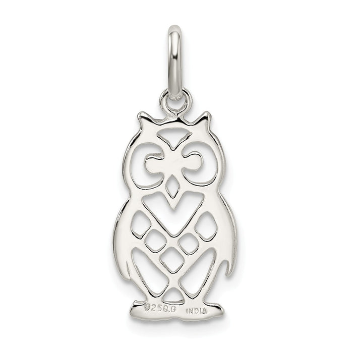 Million Charms 925 Sterling Silver Owl Charm