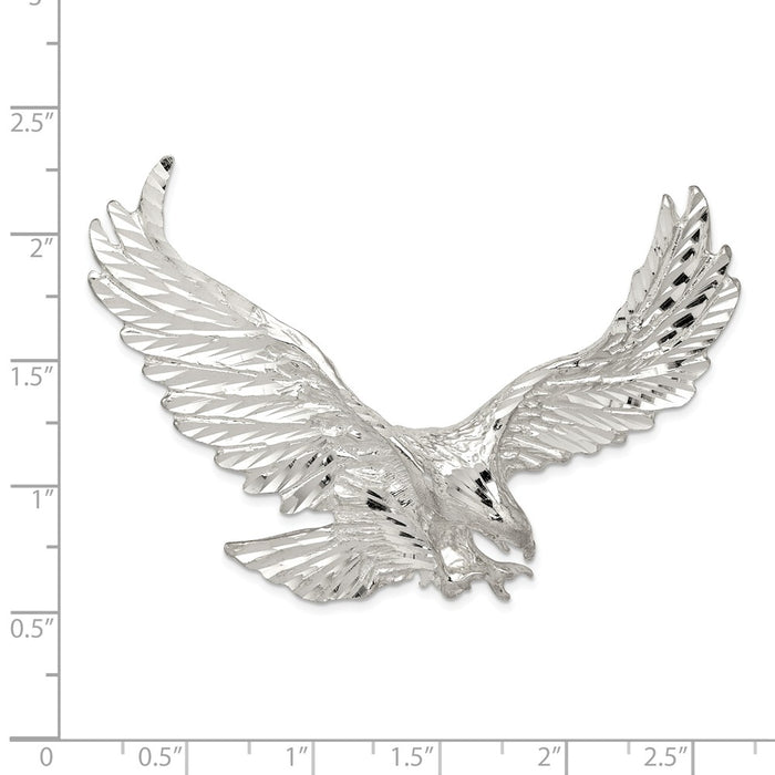 Million Charms 925 Sterling Silver Eagle Pendant