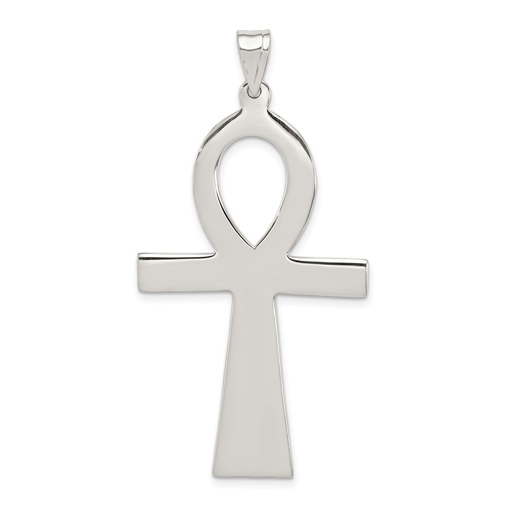 Million Charms 925 Sterling Silver Ankh Relgious Cross Pendant