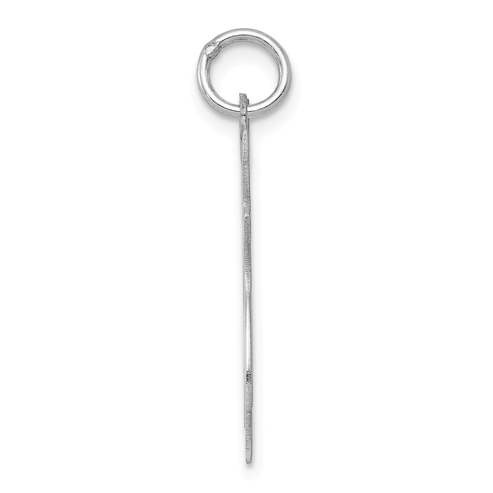 Million Charms 925 Sterling Silver Rhodium-Plated Cat Charm