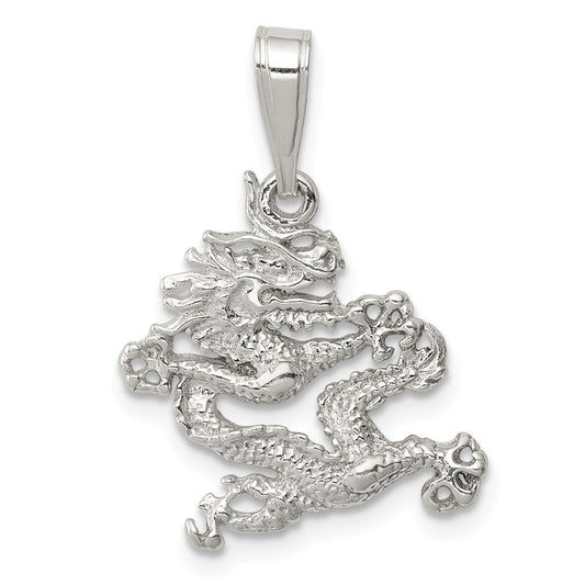 Million Charms 925 Sterling Silver Dragon Pendant
