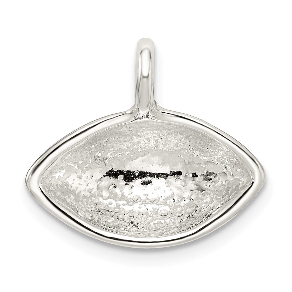 Million Charms 925 Sterling Silver Sports Football Pendant