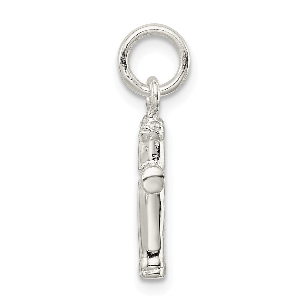 Million Charms 925 Sterling Silver Reversible Relgious Cross Charm