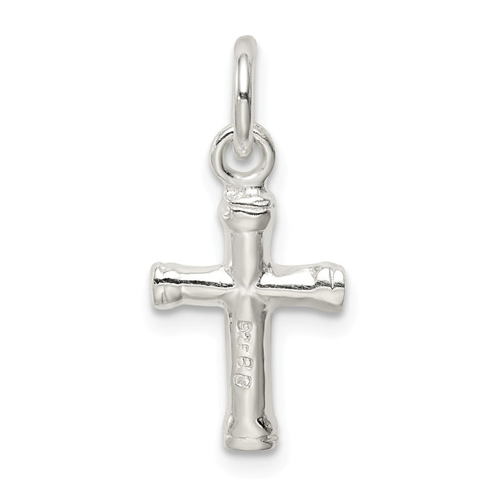 Million Charms 925 Sterling Silver Reversible Relgious Cross Charm