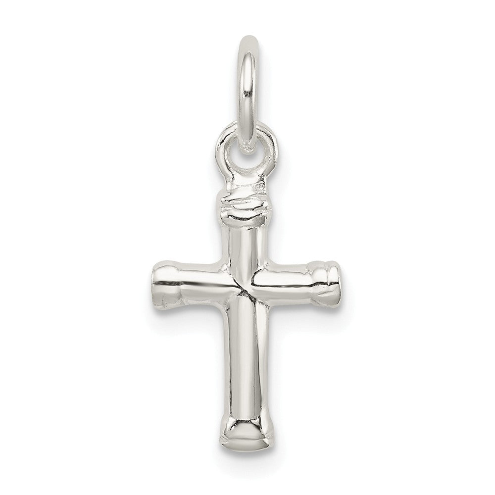 Million Charms 925 Sterling Silver Reversible Relgious Cross Charm