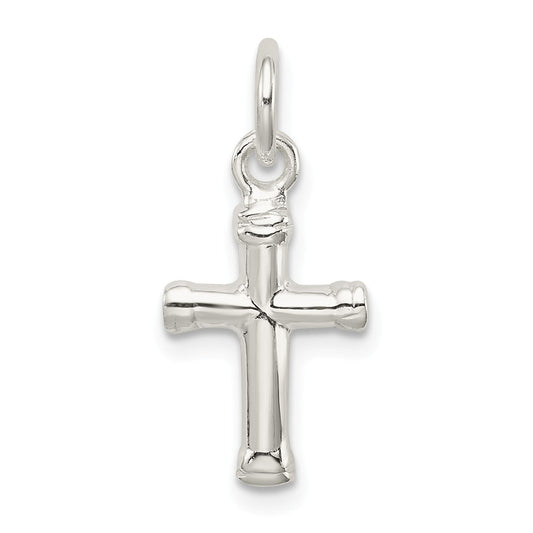 Million Charms 925 Sterling Silver Reversible Relgious Cross Charm
