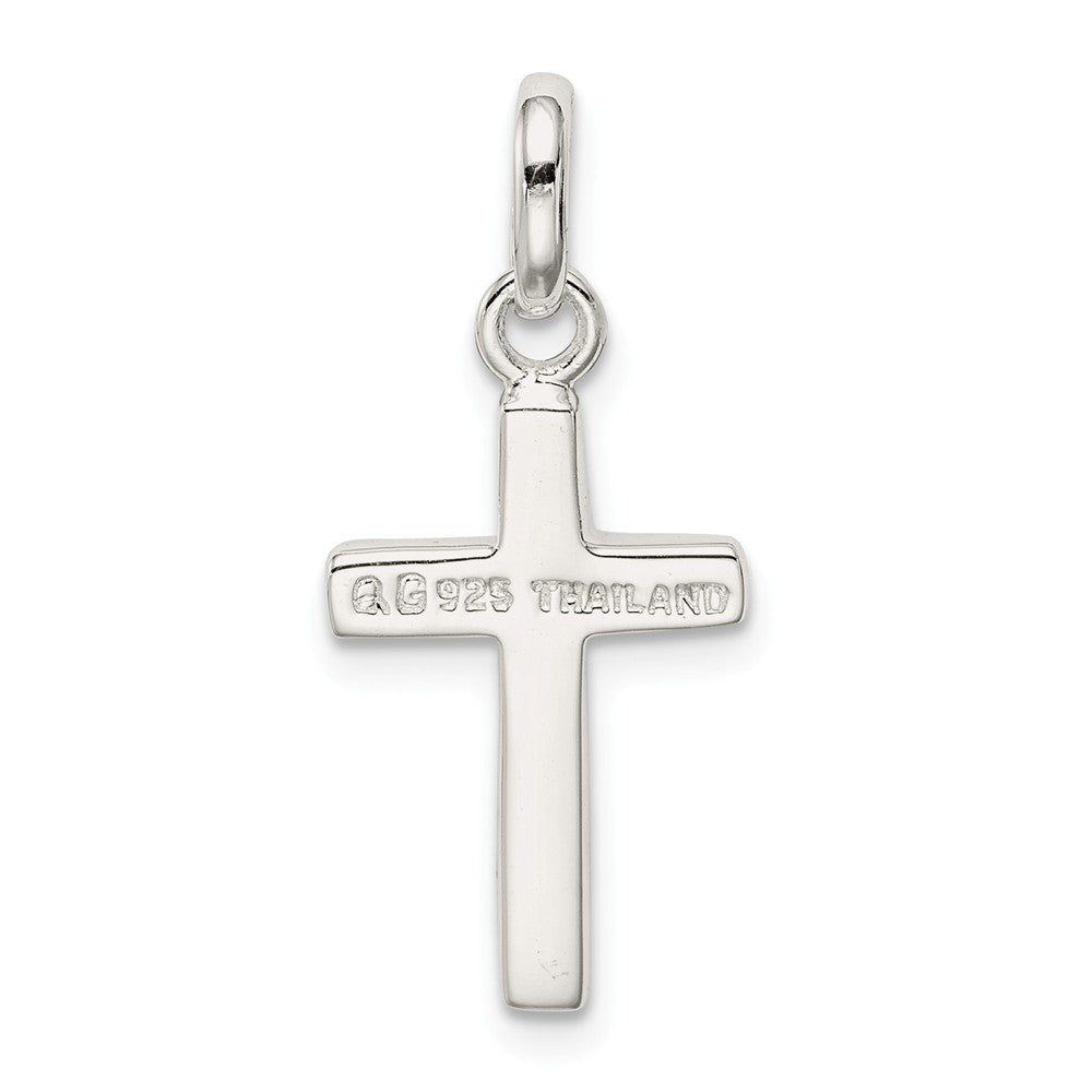 Million Charms 925 Sterling Silver Polished Relgious Cross Charm