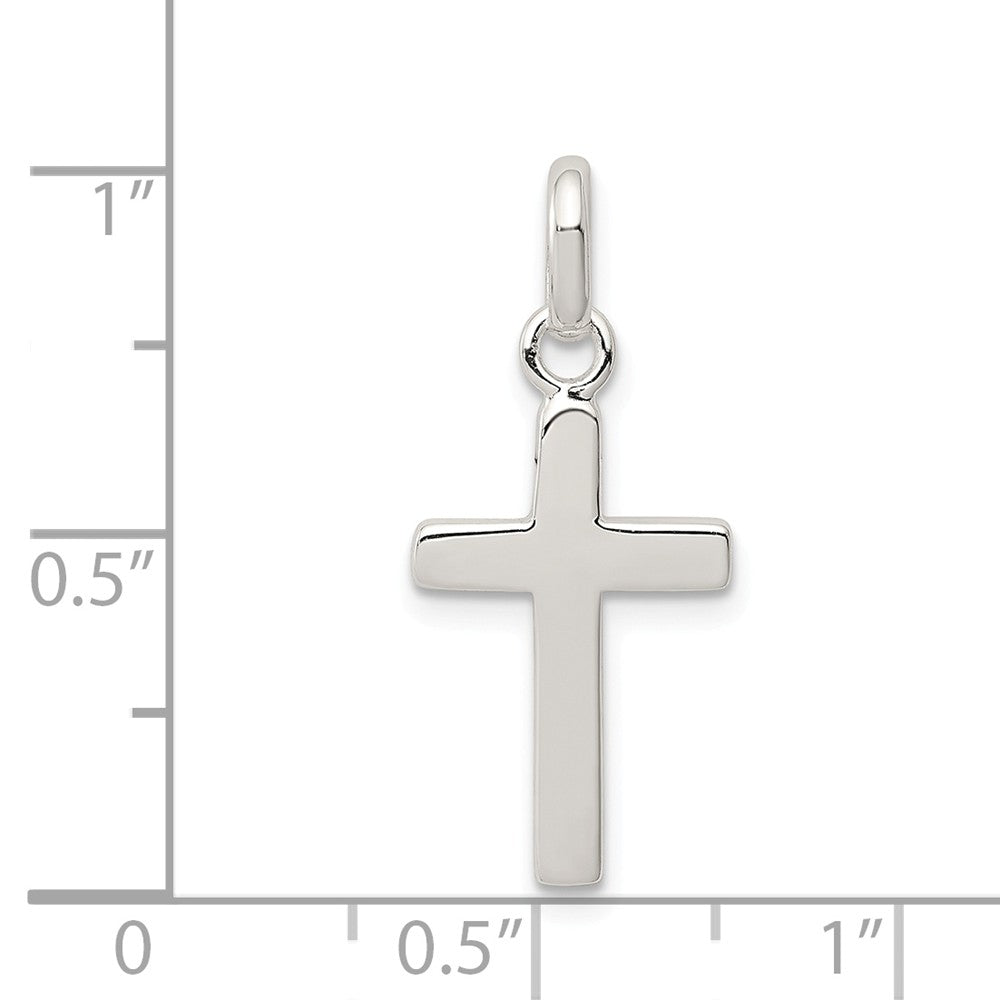 Million Charms 925 Sterling Silver Polished Relgious Cross Charm
