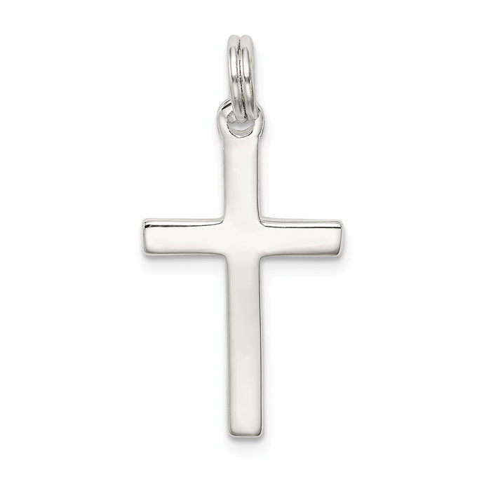 Million Charms 925 Sterling Silver Polished Relgious Cross Pendant