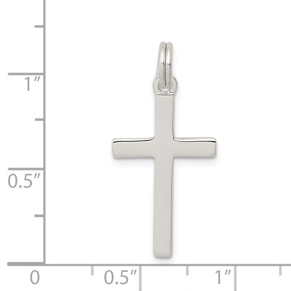 Million Charms 925 Sterling Silver Polished Relgious Cross Pendant