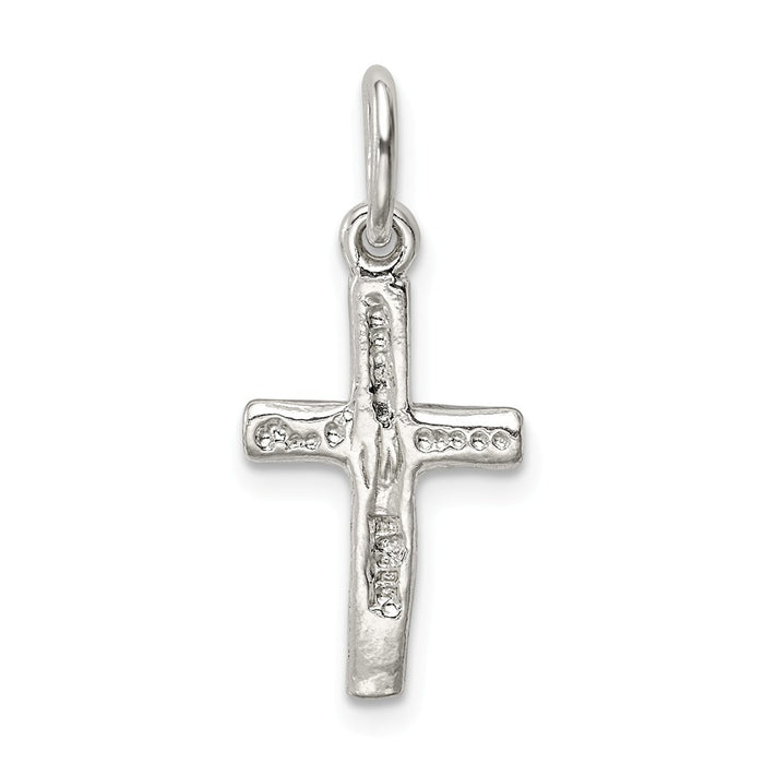 Million Charms 925 Sterling Silver Small Relgious Crucifix Charm