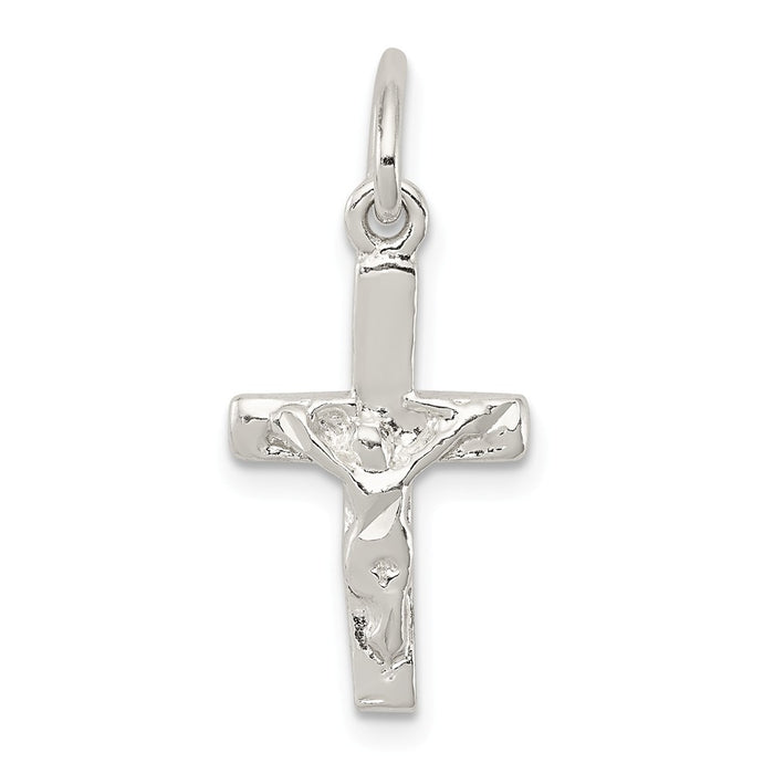 Million Charms 925 Sterling Silver Small Relgious Crucifix Charm