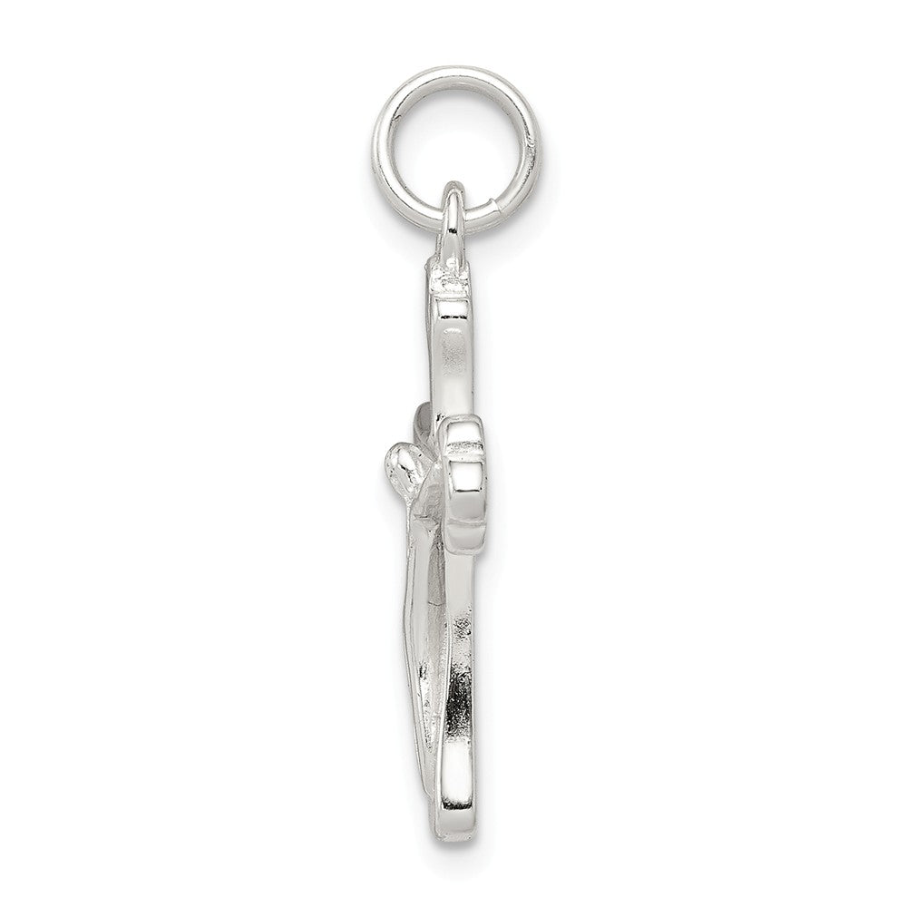 Million Charms 925 Sterling Silver Relgious Crucifix Charm