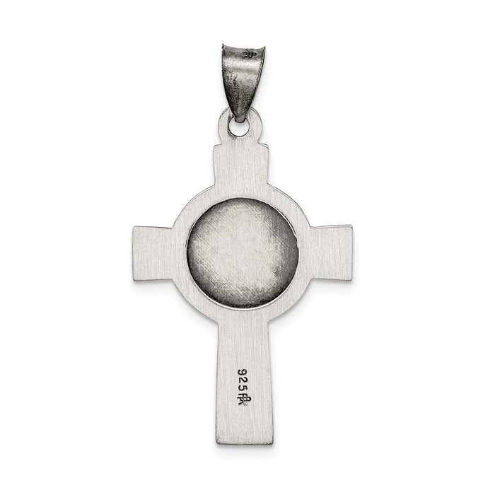 Million Charms 925 Sterling Silver Us Army Relgious Cross Pendant