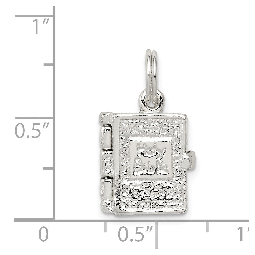 Million Charms 925 Sterling Silver Holy Bible Charm
