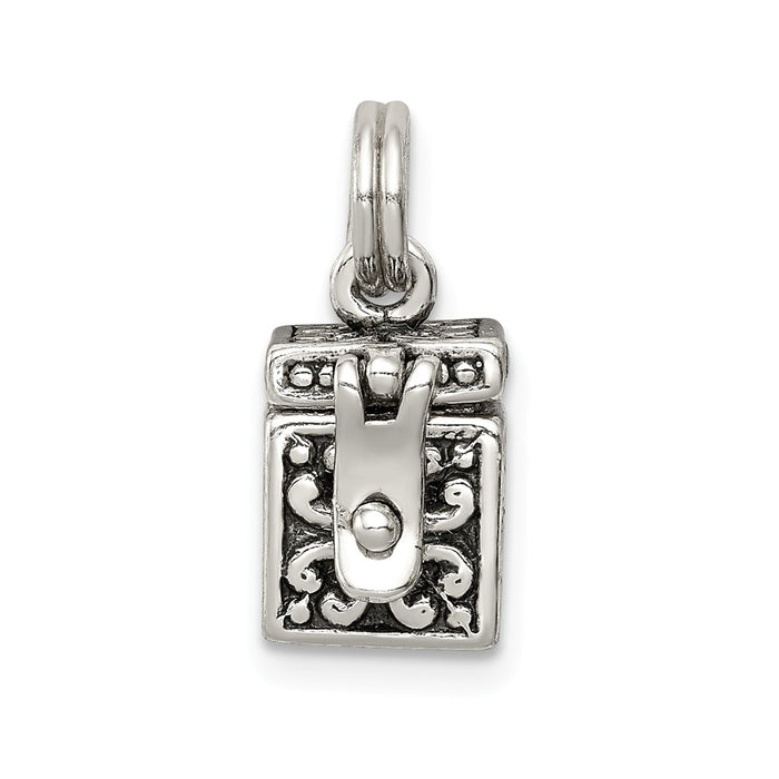 Million Charms 925 Sterling Silver Angel Prayer Box Charm