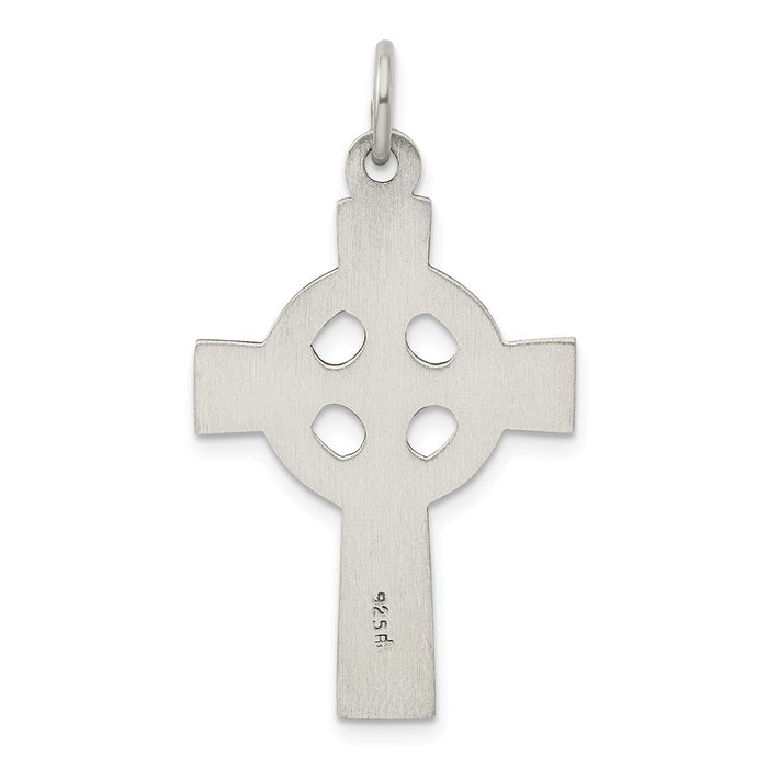 Million Charms 925 Sterling Silver Celtic Relgious Cross Charm