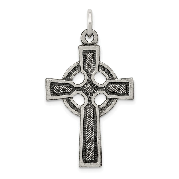 Million Charms 925 Sterling Silver Celtic Relgious Cross Charm