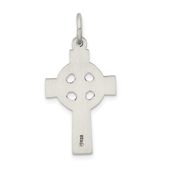 Million Charms 925 Sterling Silver Celtic Relgious Cross Charm