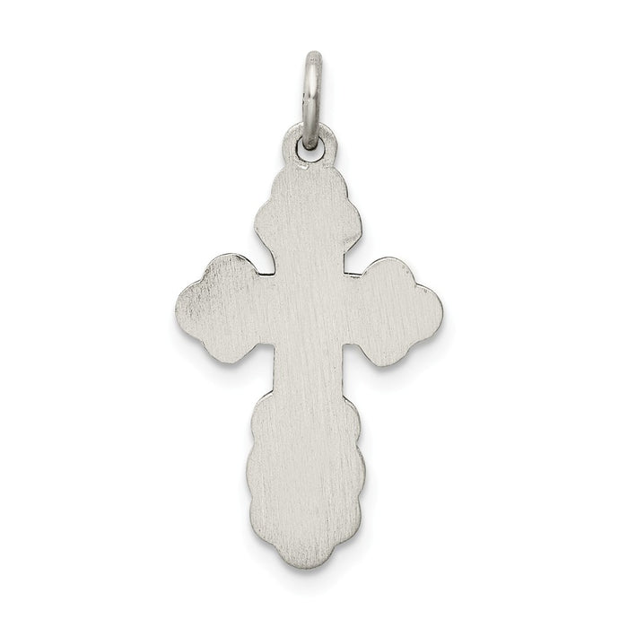 Million Charms 925 Sterling Silver Eastern Orthodox Relgious Cross Charm