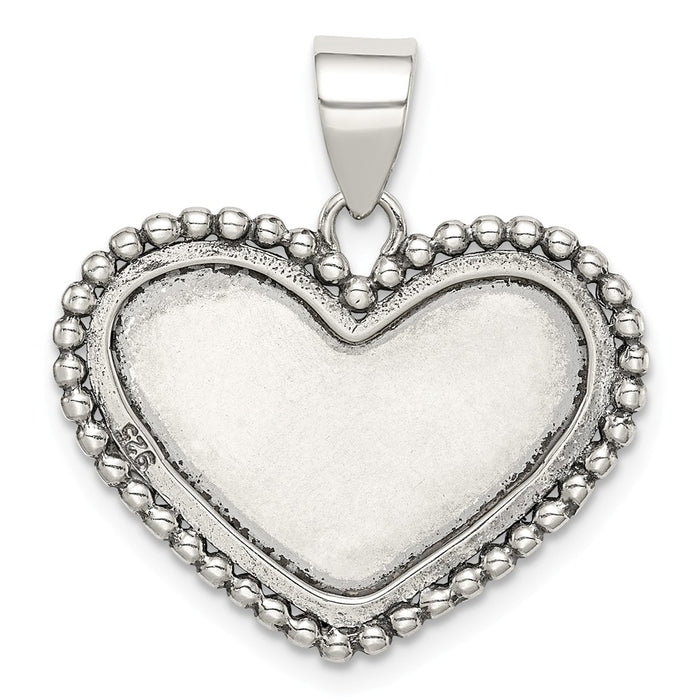 Million Charms 925 Sterling Silver Heart Pendant