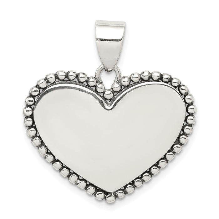 Million Charms 925 Sterling Silver Heart Pendant