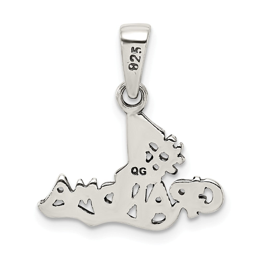 Million Charms 925 Sterling Silver #1 Grandma Pendant