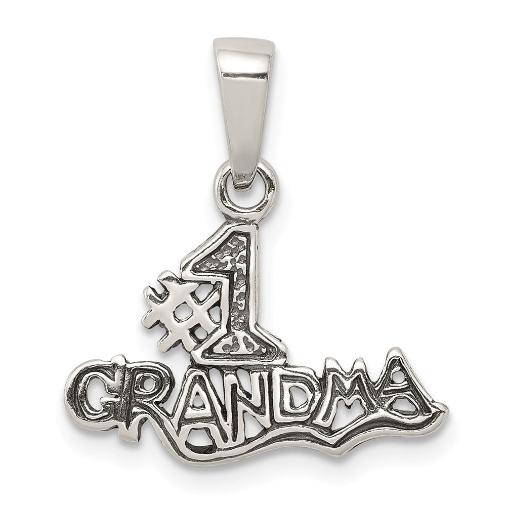 Million Charms 925 Sterling Silver #1 Grandma Pendant