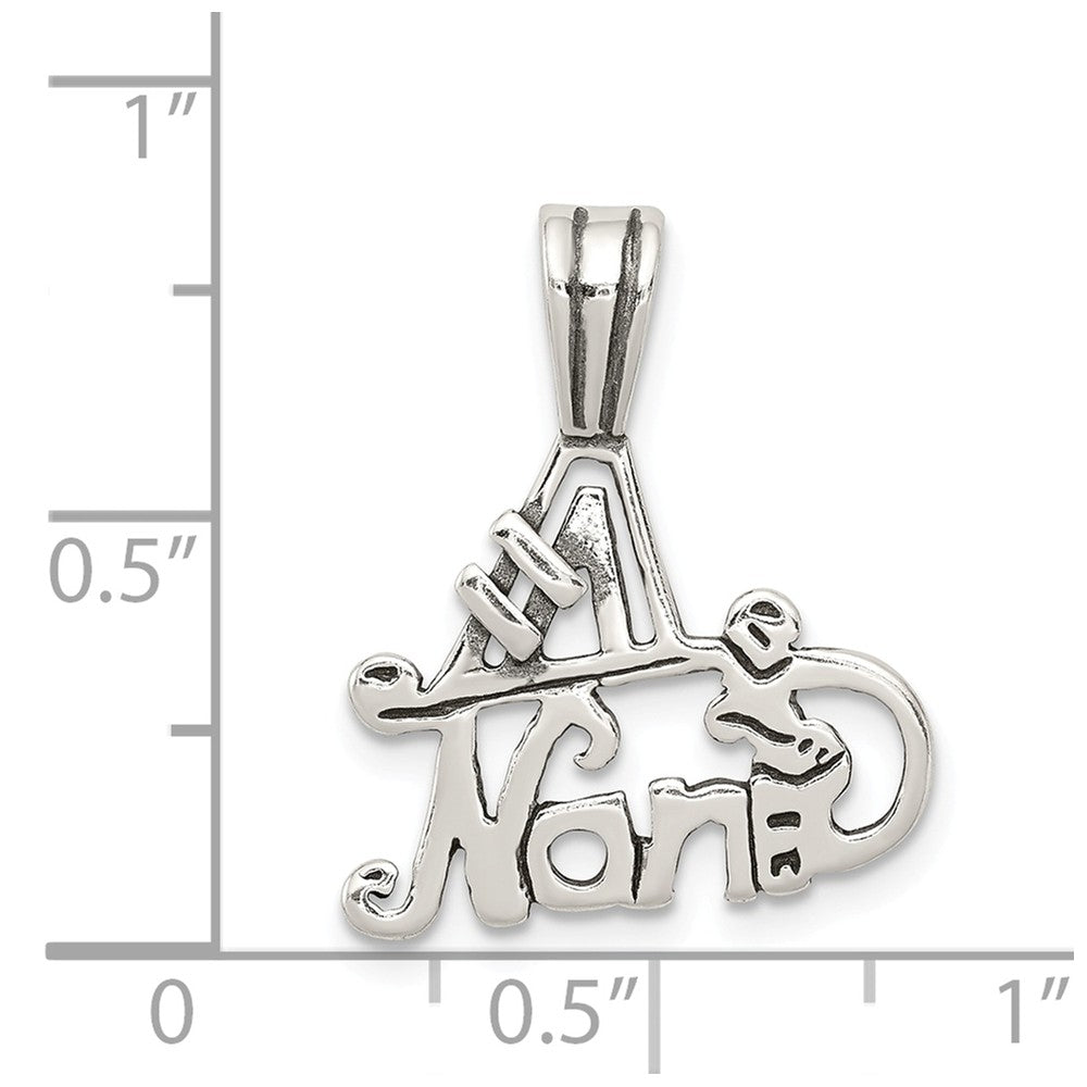 Million Charms 925 Sterling Silver #1 Nana Pendant