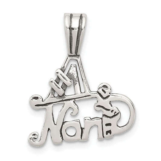 Million Charms 925 Sterling Silver #1 Nana Pendant