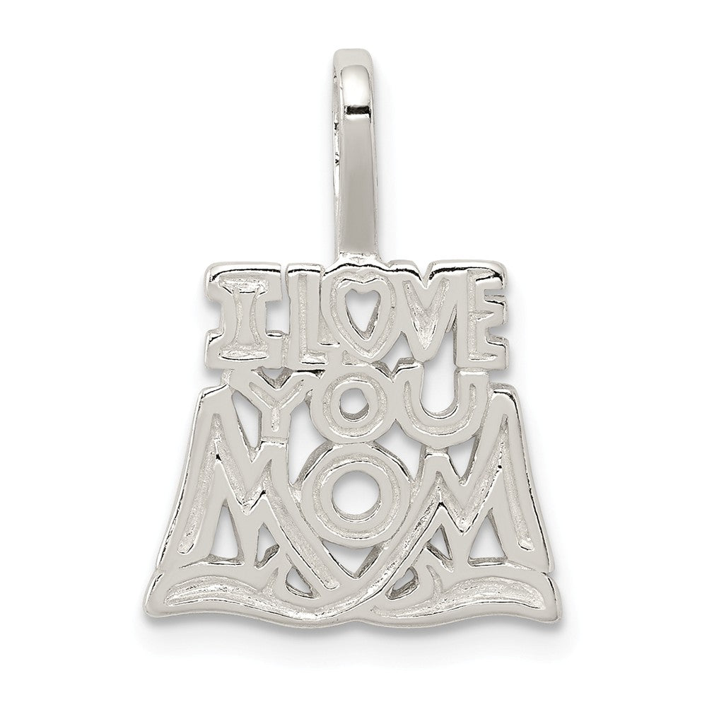 Million Charms 925 Sterling Silver I Love You Mom Pendant