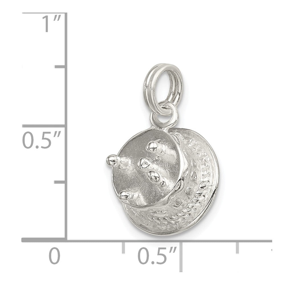 Million Charms 925 Sterling Silver Happy Birthday Cake Charm