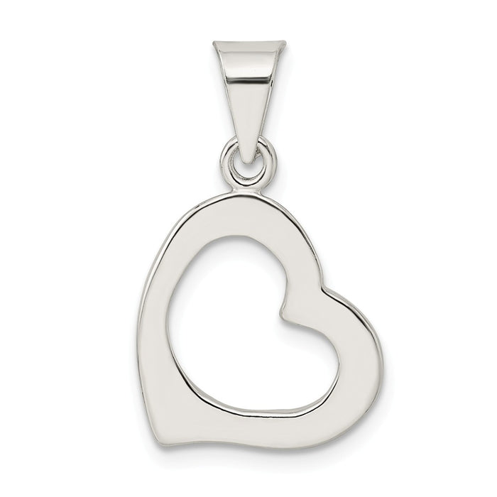 Million Charms 925 Sterling Silver Heart Pendant