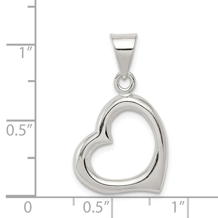 Million Charms 925 Sterling Silver Heart Pendant