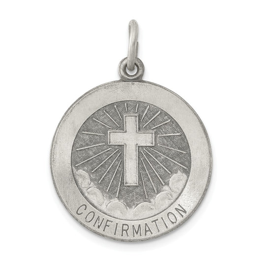 Million Charms 925 Sterling Silver Confirmation Medal Charm