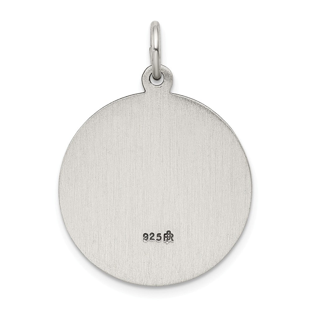Million Charms 925 Sterling Silver Religious Saint Florian Medal