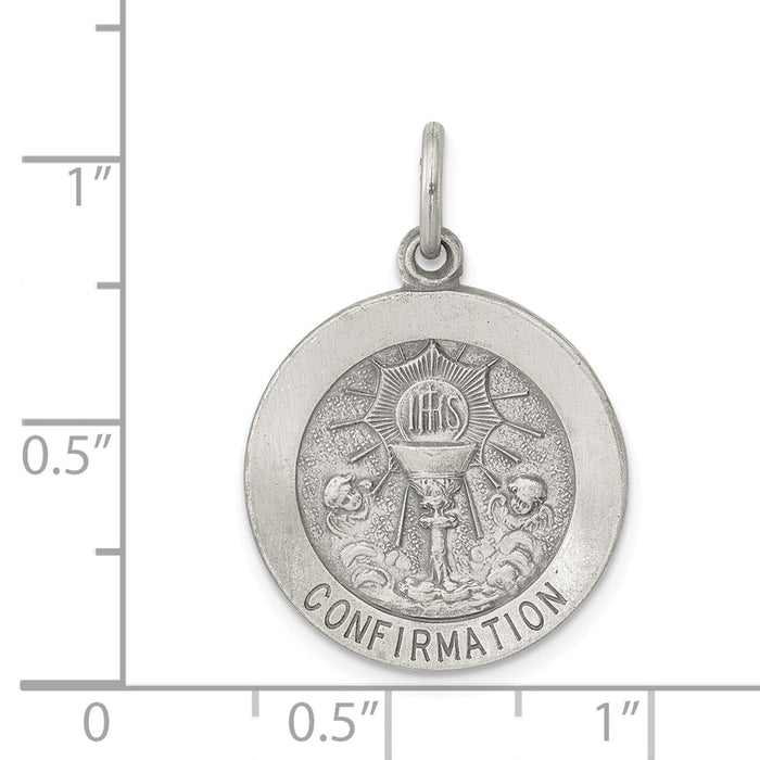 Million Charms 925 Sterling Silver Confirmation Medal Charm
