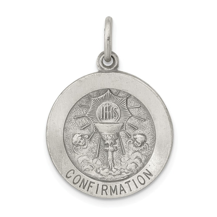 Million Charms 925 Sterling Silver Confirmation Medal Charm