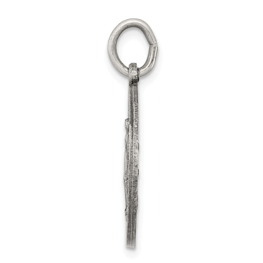 Million Charms 925 Sterling Silver Antiqued Religious Miraculous Medal