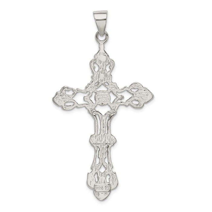 Million Charms 925 Sterling Silver Inri Relgious Cross Pendant