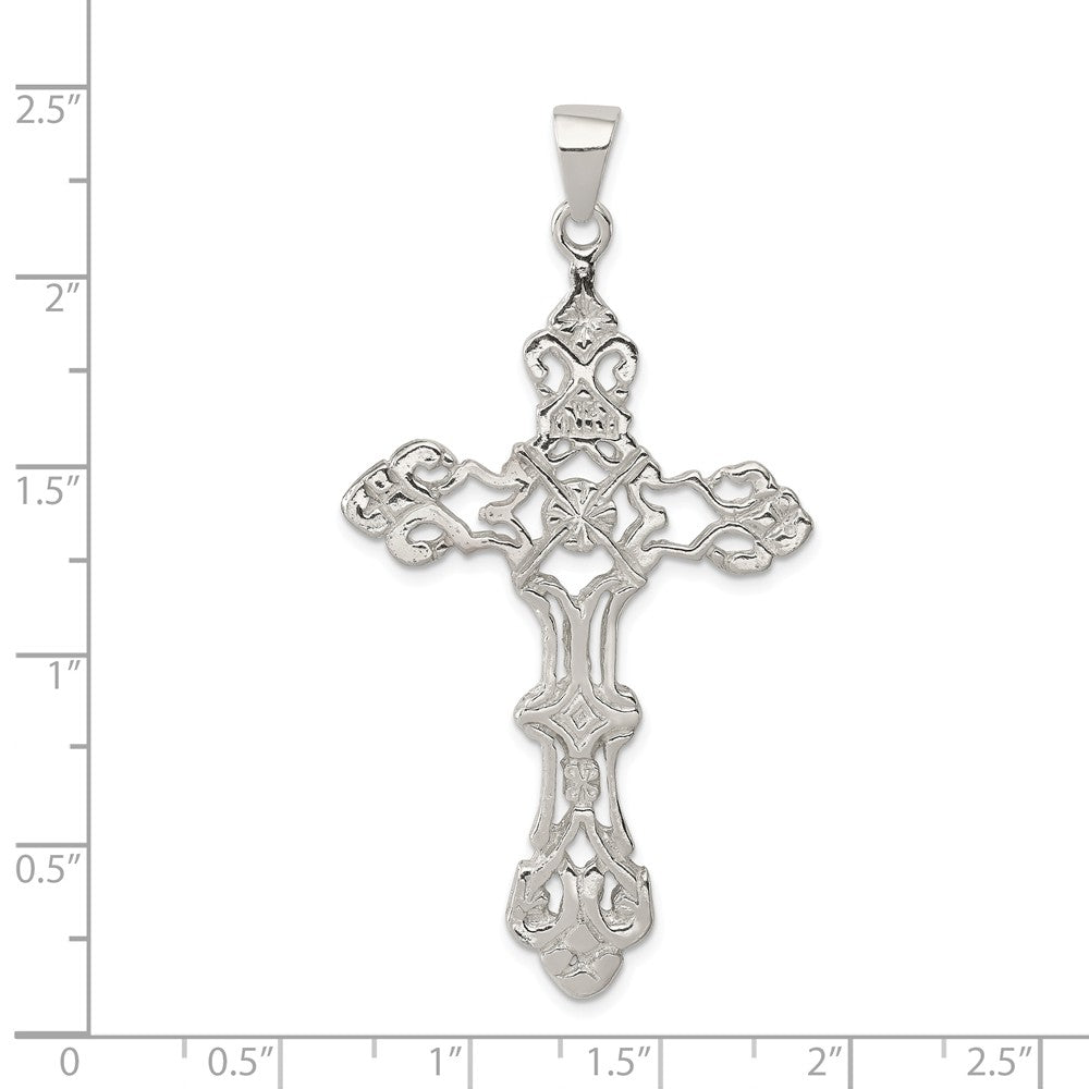 Million Charms 925 Sterling Silver Inri Relgious Cross Pendant