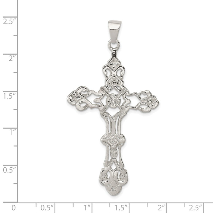 Million Charms 925 Sterling Silver Inri Relgious Cross Pendant