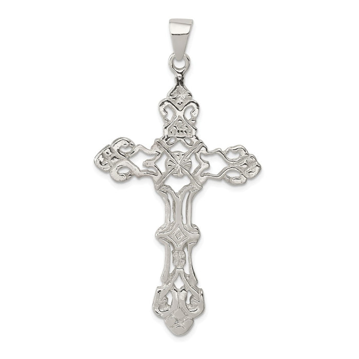 Million Charms 925 Sterling Silver Inri Relgious Cross Pendant